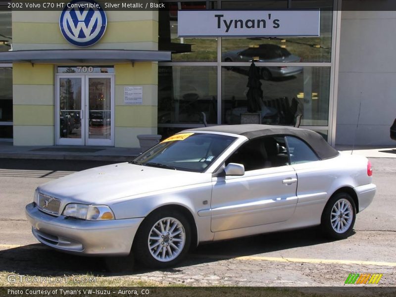 Silver Metallic / Black 2002 Volvo C70 HT Convertible