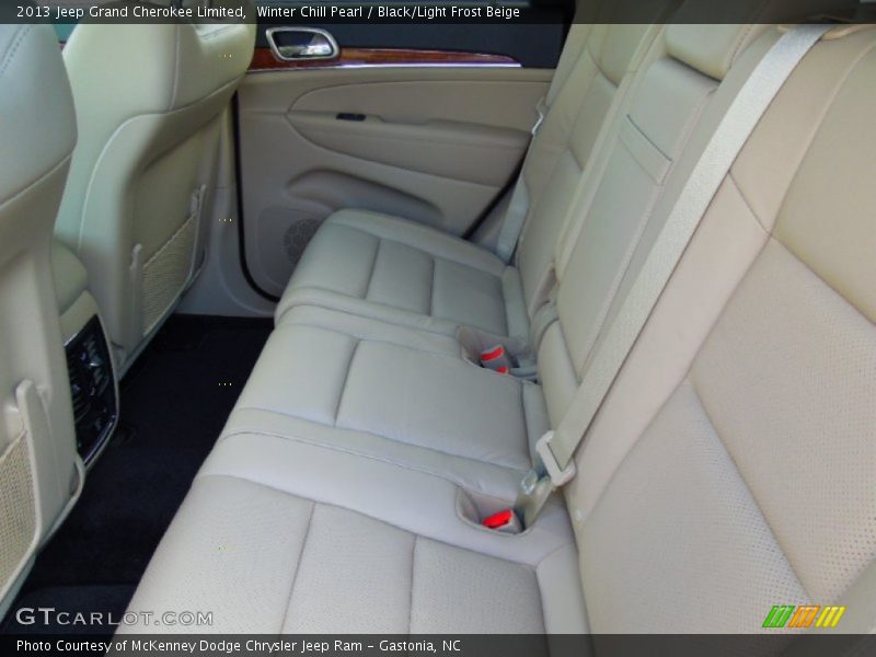 Rear Seat of 2013 Grand Cherokee Limited