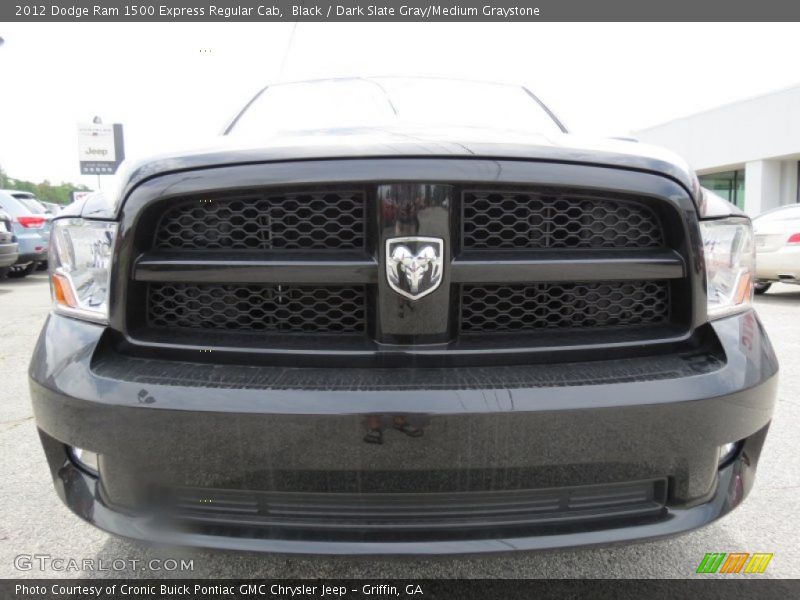 Black / Dark Slate Gray/Medium Graystone 2012 Dodge Ram 1500 Express Regular Cab