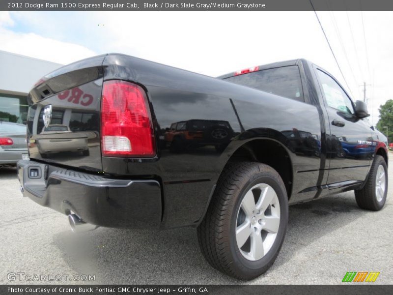 Black / Dark Slate Gray/Medium Graystone 2012 Dodge Ram 1500 Express Regular Cab