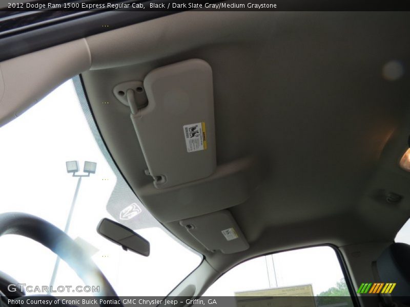 Black / Dark Slate Gray/Medium Graystone 2012 Dodge Ram 1500 Express Regular Cab