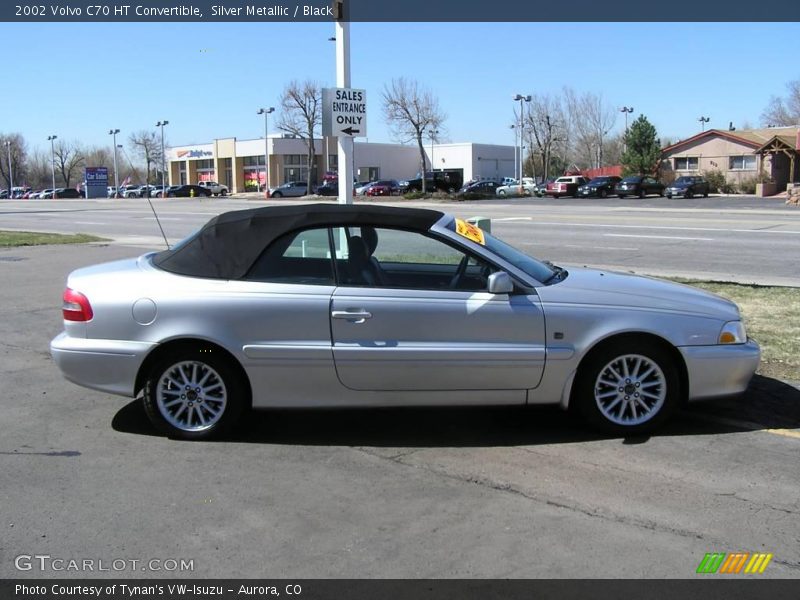 Silver Metallic / Black 2002 Volvo C70 HT Convertible