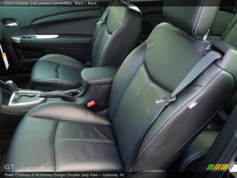 Black / Black 2013 Chrysler 200 Limited Convertible