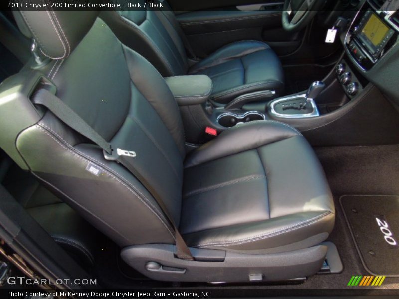 Black / Black 2013 Chrysler 200 Limited Convertible