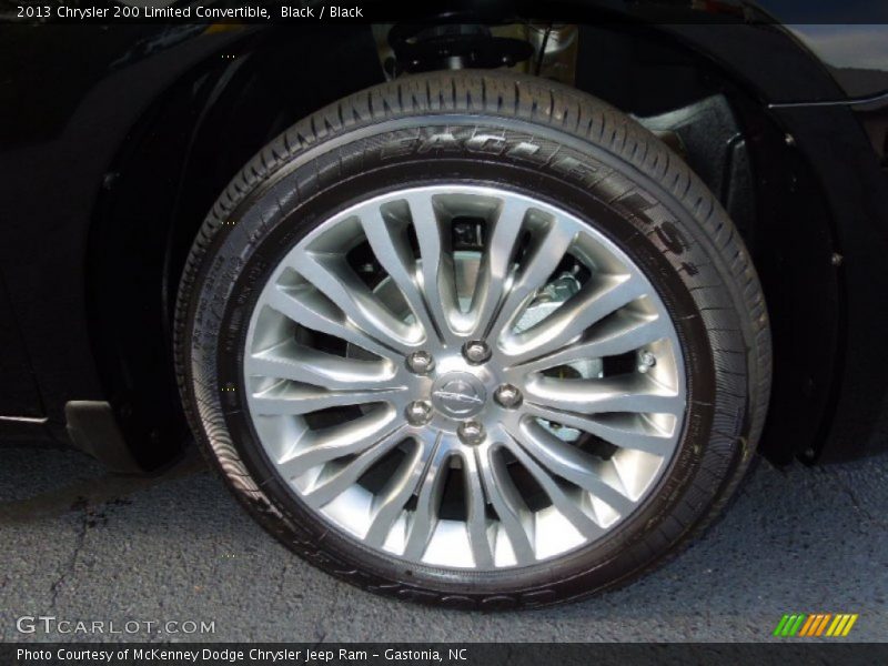 Black / Black 2013 Chrysler 200 Limited Convertible