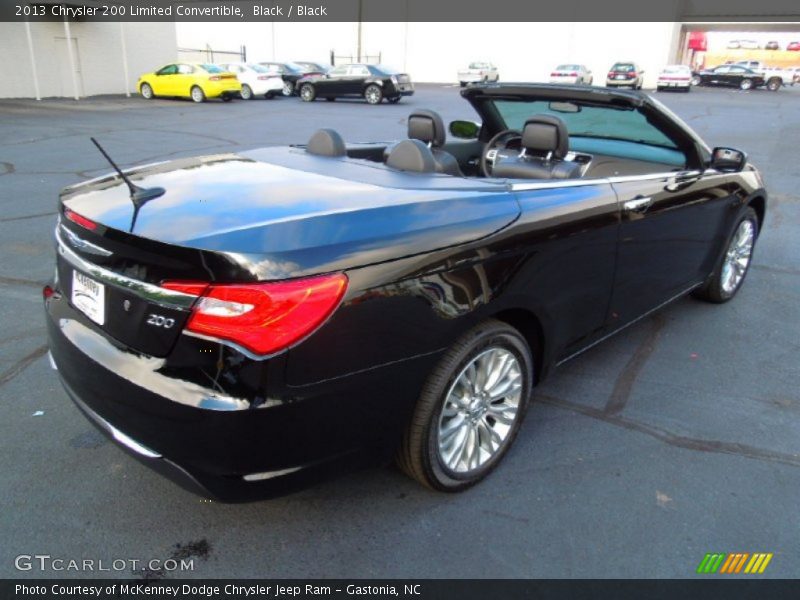 Black / Black 2013 Chrysler 200 Limited Convertible