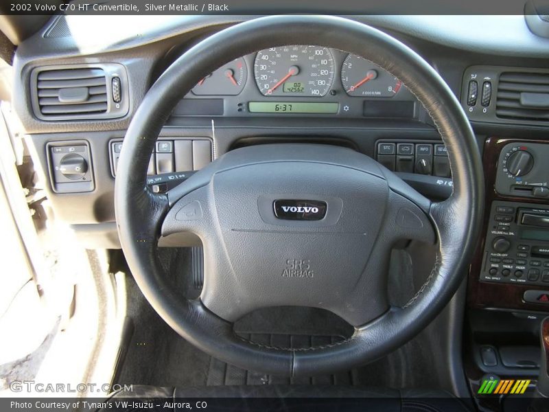 Silver Metallic / Black 2002 Volvo C70 HT Convertible