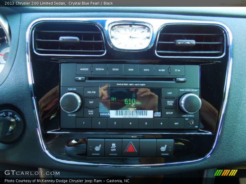 Crystal Blue Pearl / Black 2013 Chrysler 200 Limited Sedan