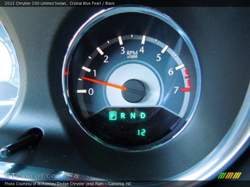 Crystal Blue Pearl / Black 2013 Chrysler 200 Limited Sedan