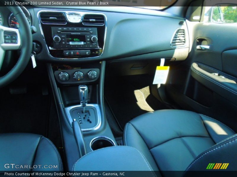 Crystal Blue Pearl / Black 2013 Chrysler 200 Limited Sedan