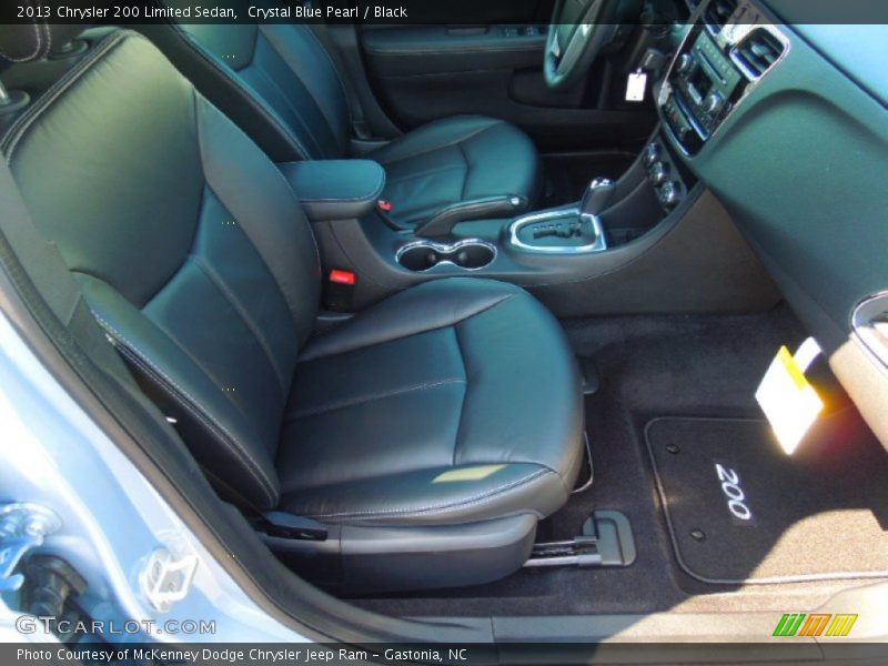 Crystal Blue Pearl / Black 2013 Chrysler 200 Limited Sedan