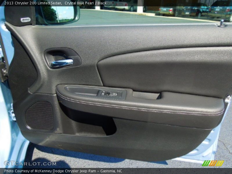 Crystal Blue Pearl / Black 2013 Chrysler 200 Limited Sedan