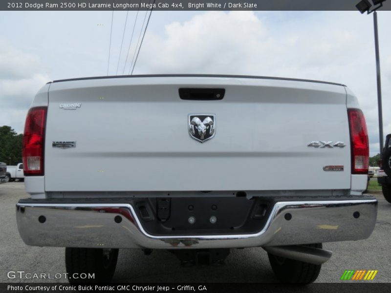 Bright White / Dark Slate 2012 Dodge Ram 2500 HD Laramie Longhorn Mega Cab 4x4