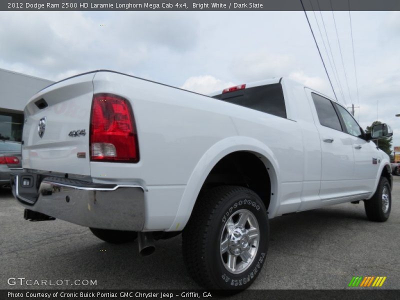 Bright White / Dark Slate 2012 Dodge Ram 2500 HD Laramie Longhorn Mega Cab 4x4