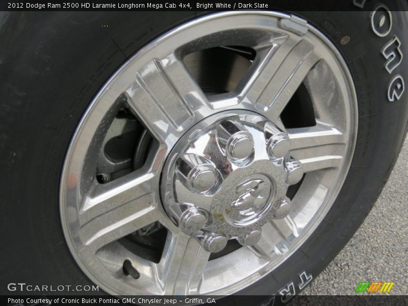 Bright White / Dark Slate 2012 Dodge Ram 2500 HD Laramie Longhorn Mega Cab 4x4