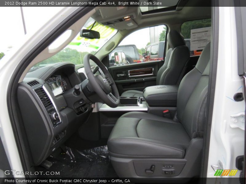  2012 Ram 2500 HD Laramie Longhorn Mega Cab 4x4 Dark Slate Interior