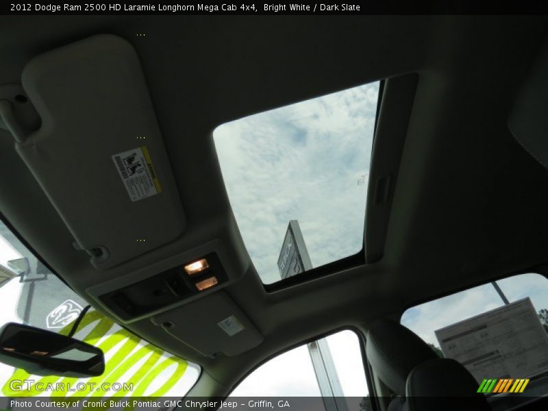 Bright White / Dark Slate 2012 Dodge Ram 2500 HD Laramie Longhorn Mega Cab 4x4