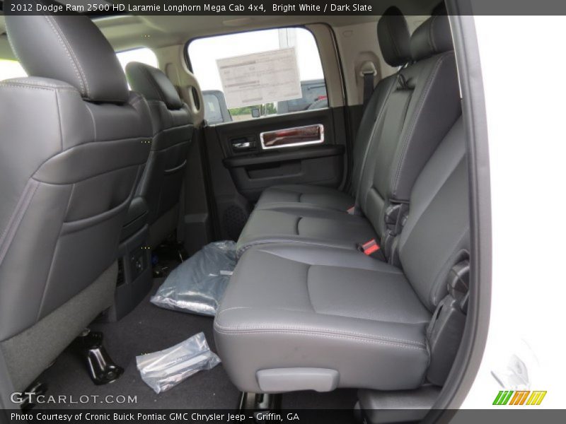 Rear Seat of 2012 Ram 2500 HD Laramie Longhorn Mega Cab 4x4