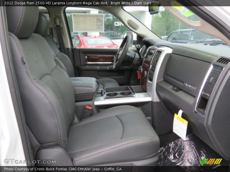  2012 Ram 2500 HD Laramie Longhorn Mega Cab 4x4 Dark Slate Interior