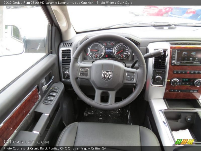  2012 Ram 2500 HD Laramie Longhorn Mega Cab 4x4 Dark Slate Interior
