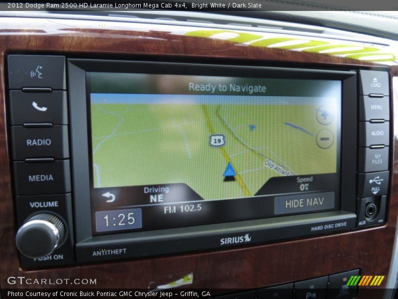 Navigation of 2012 Ram 2500 HD Laramie Longhorn Mega Cab 4x4