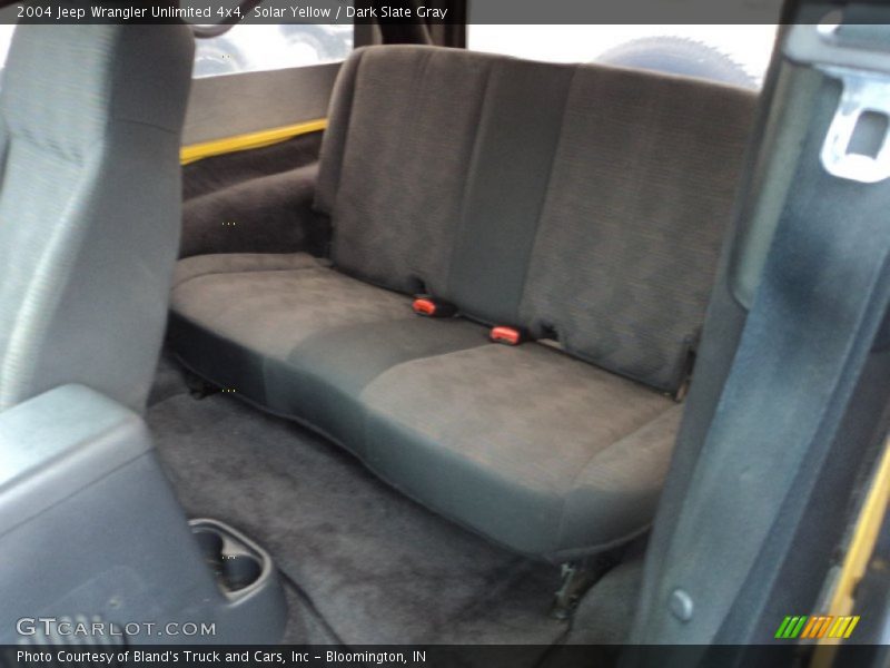 Solar Yellow / Dark Slate Gray 2004 Jeep Wrangler Unlimited 4x4