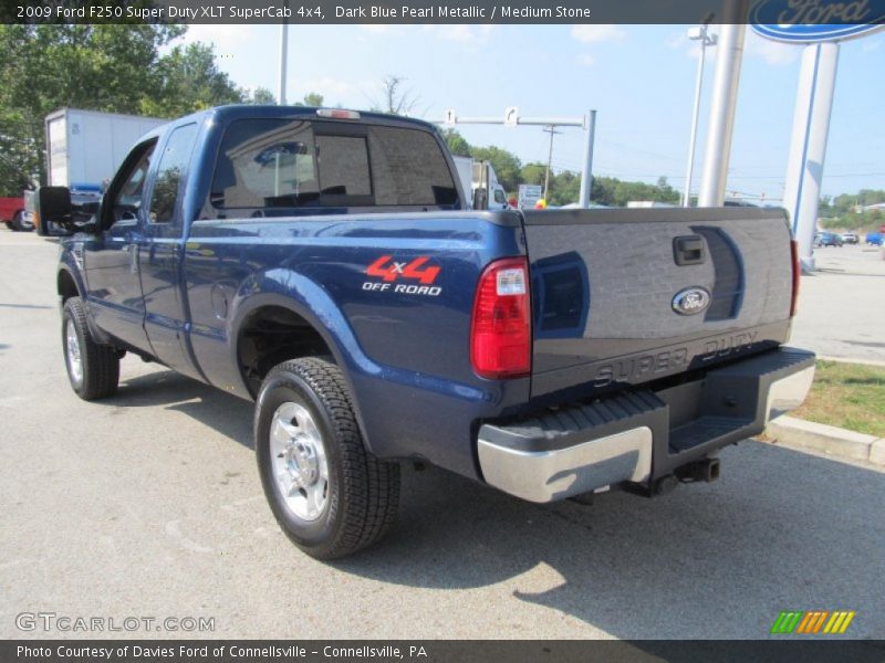  2009 F250 Super Duty XLT SuperCab 4x4 Dark Blue Pearl Metallic