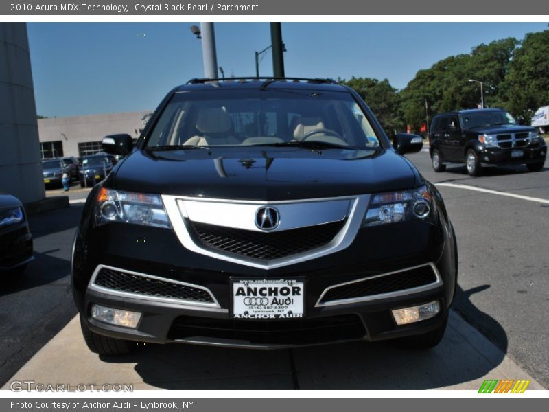 Crystal Black Pearl / Parchment 2010 Acura MDX Technology