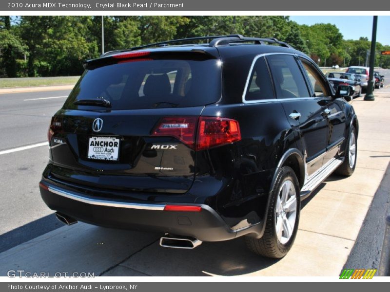 Crystal Black Pearl / Parchment 2010 Acura MDX Technology