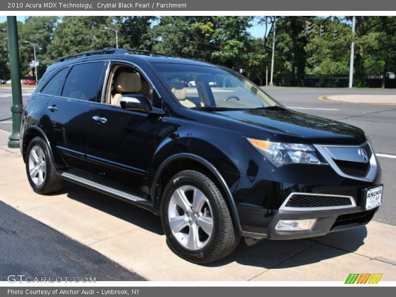 Crystal Black Pearl / Parchment 2010 Acura MDX Technology