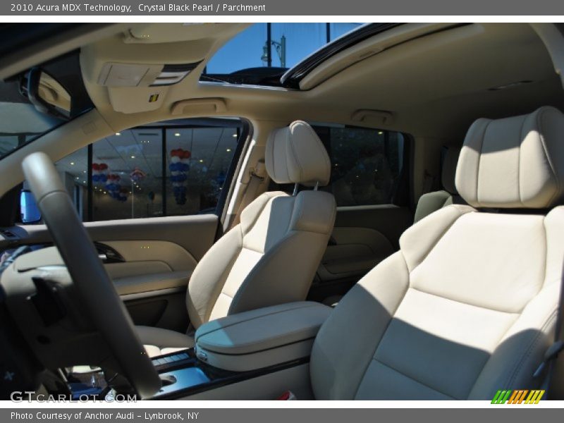Crystal Black Pearl / Parchment 2010 Acura MDX Technology