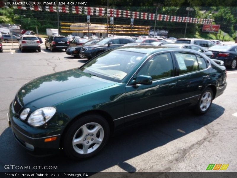 Imperial Jade Mica / Ivory 2000 Lexus GS 300