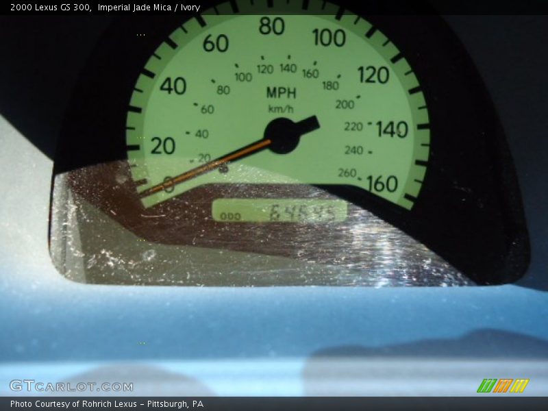 Imperial Jade Mica / Ivory 2000 Lexus GS 300