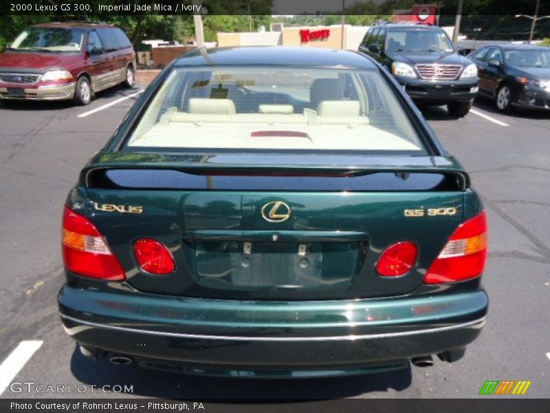 Imperial Jade Mica / Ivory 2000 Lexus GS 300