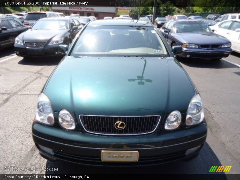 Imperial Jade Mica / Ivory 2000 Lexus GS 300