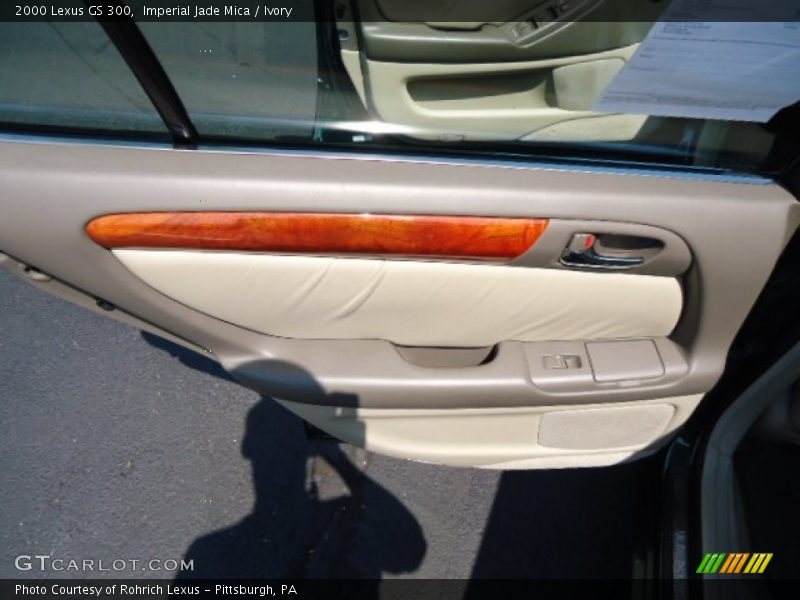 Imperial Jade Mica / Ivory 2000 Lexus GS 300