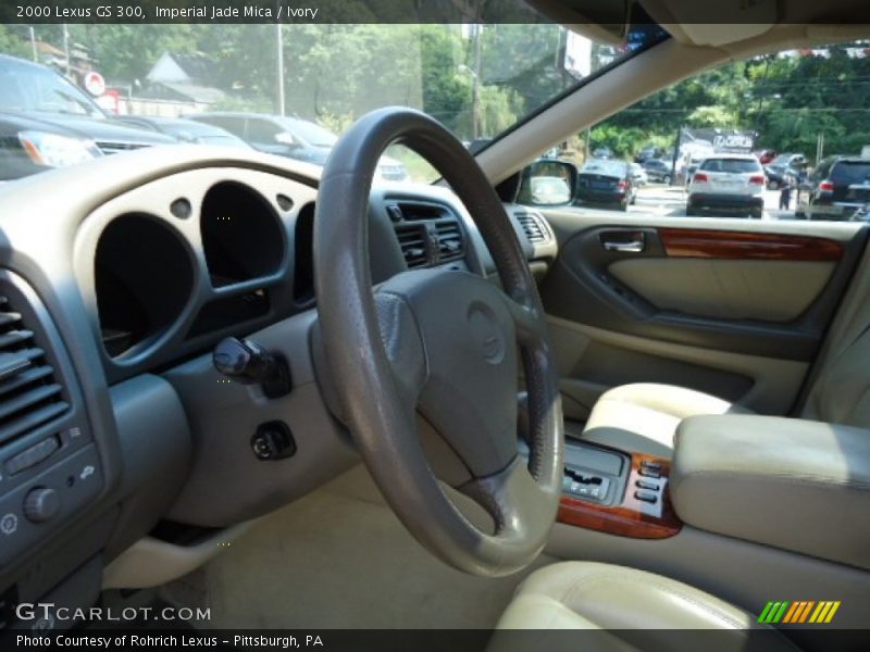 Imperial Jade Mica / Ivory 2000 Lexus GS 300