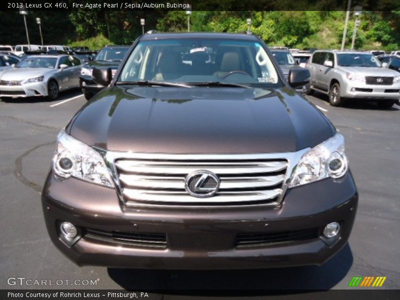 Fire Agate Pearl / Sepia/Auburn Bubinga 2013 Lexus GX 460