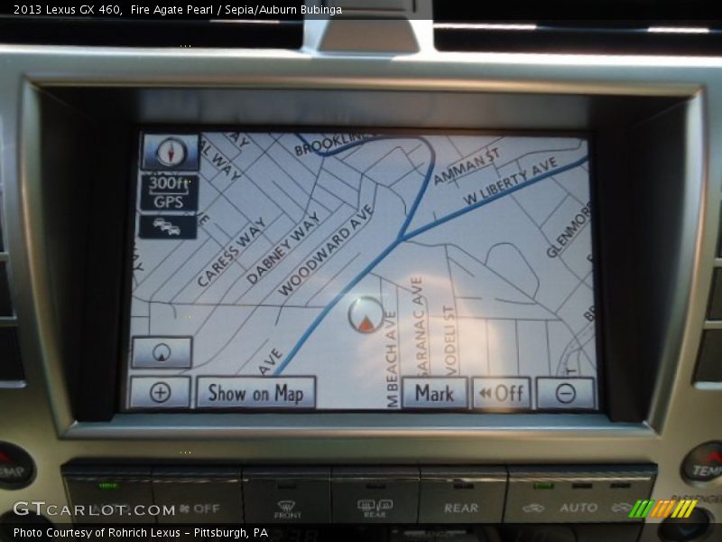 Navigation of 2013 GX 460