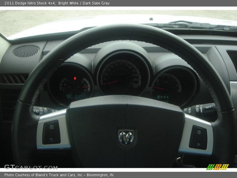 Bright White / Dark Slate Gray 2011 Dodge Nitro Shock 4x4