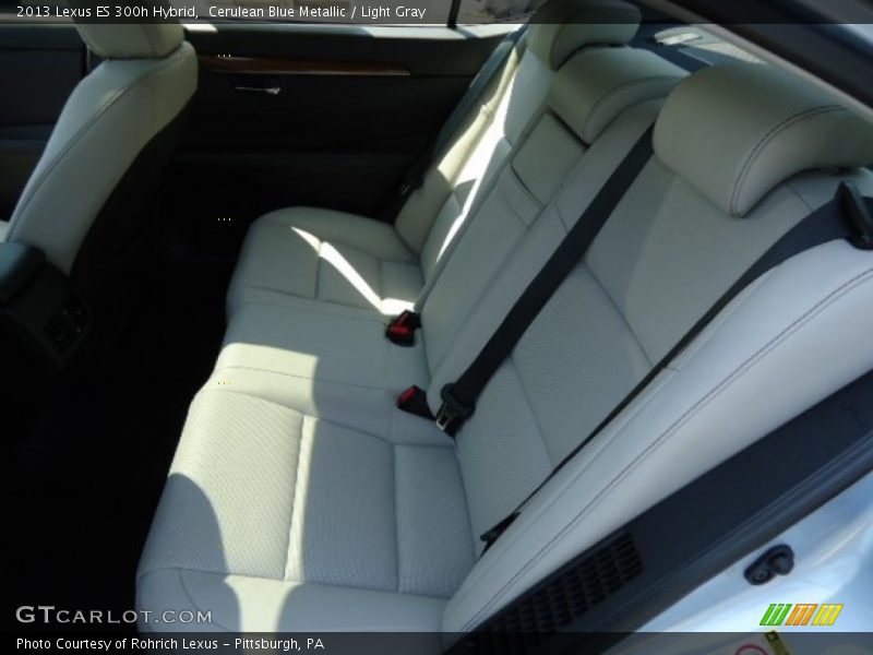 Cerulean Blue Metallic / Light Gray 2013 Lexus ES 300h Hybrid