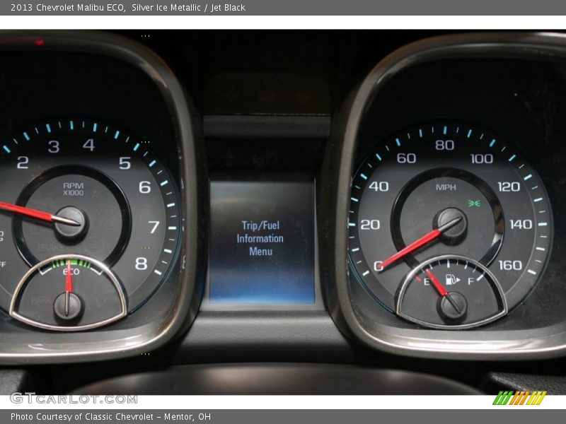 Silver Ice Metallic / Jet Black 2013 Chevrolet Malibu ECO