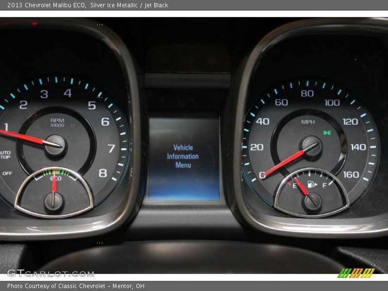 Silver Ice Metallic / Jet Black 2013 Chevrolet Malibu ECO