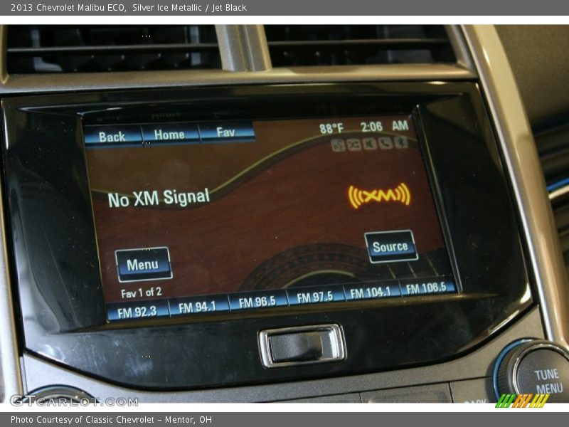 Silver Ice Metallic / Jet Black 2013 Chevrolet Malibu ECO