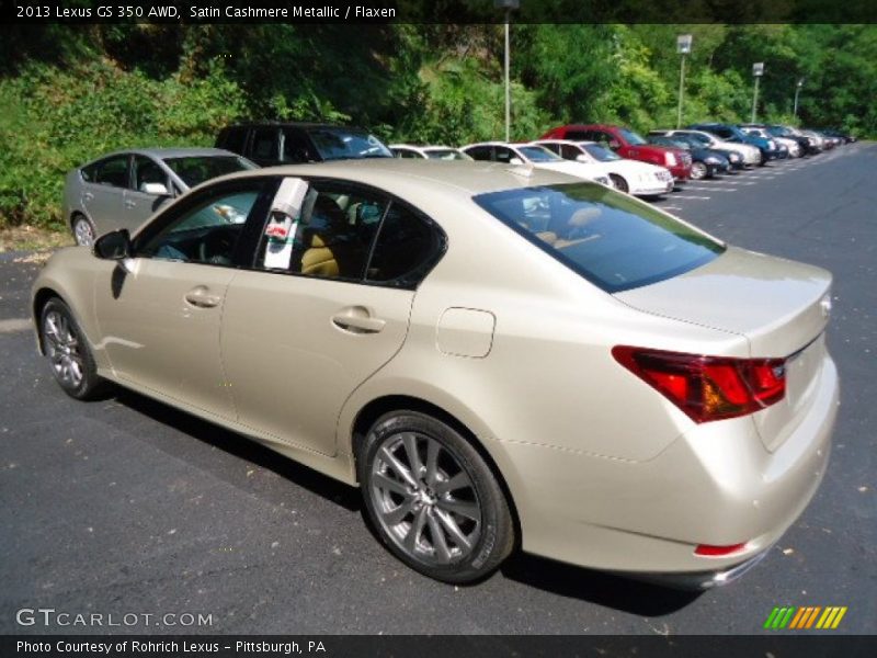 Satin Cashmere Metallic / Flaxen 2013 Lexus GS 350 AWD