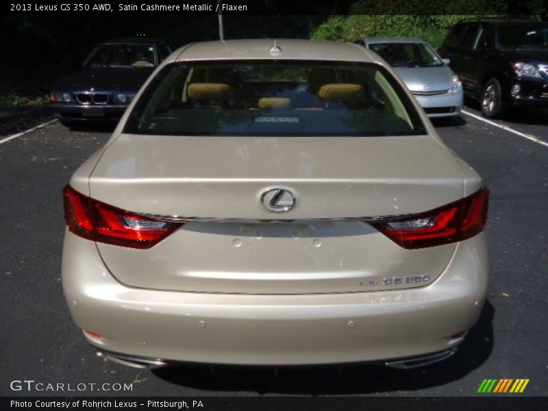Satin Cashmere Metallic / Flaxen 2013 Lexus GS 350 AWD