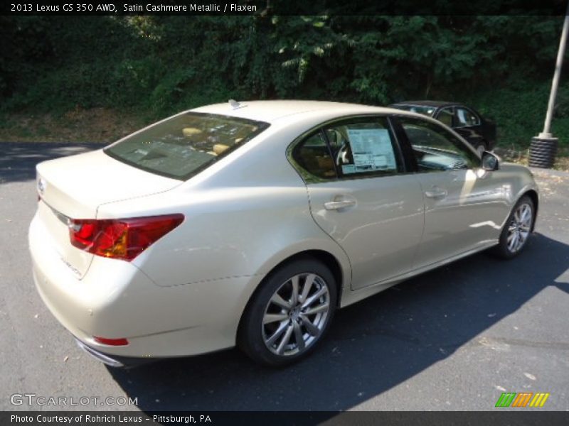 Satin Cashmere Metallic / Flaxen 2013 Lexus GS 350 AWD