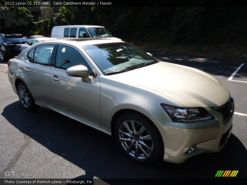 Satin Cashmere Metallic / Flaxen 2013 Lexus GS 350 AWD