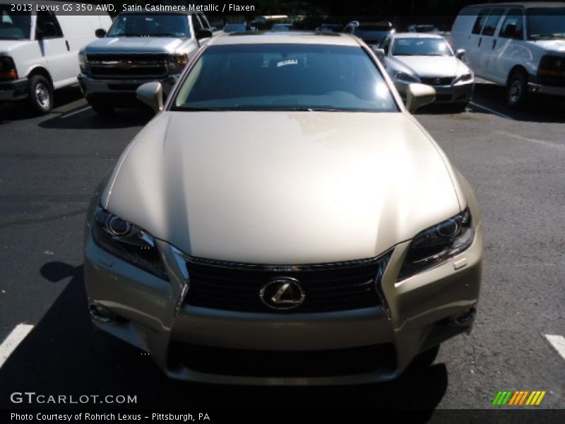 Satin Cashmere Metallic / Flaxen 2013 Lexus GS 350 AWD