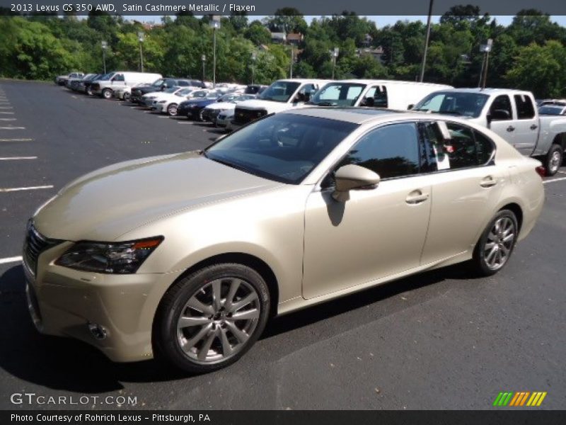 Satin Cashmere Metallic / Flaxen 2013 Lexus GS 350 AWD